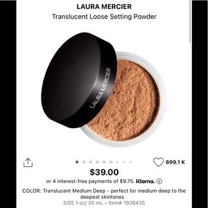 NEW Laura Mercier Medium Deep GLOW Powder
